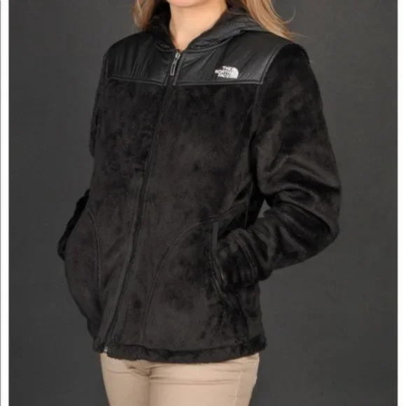 The North Face Oso Hooded Silken Fleece Full Zip Jacket Black S - Picture 15 of 16
